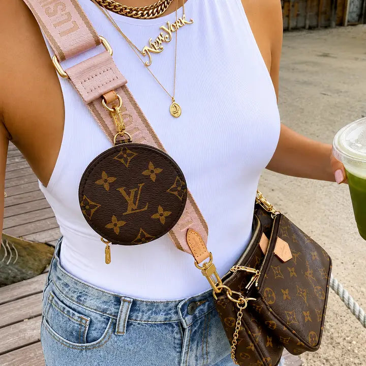 Up-Cycled Luxe Triple Pouch Crossbody