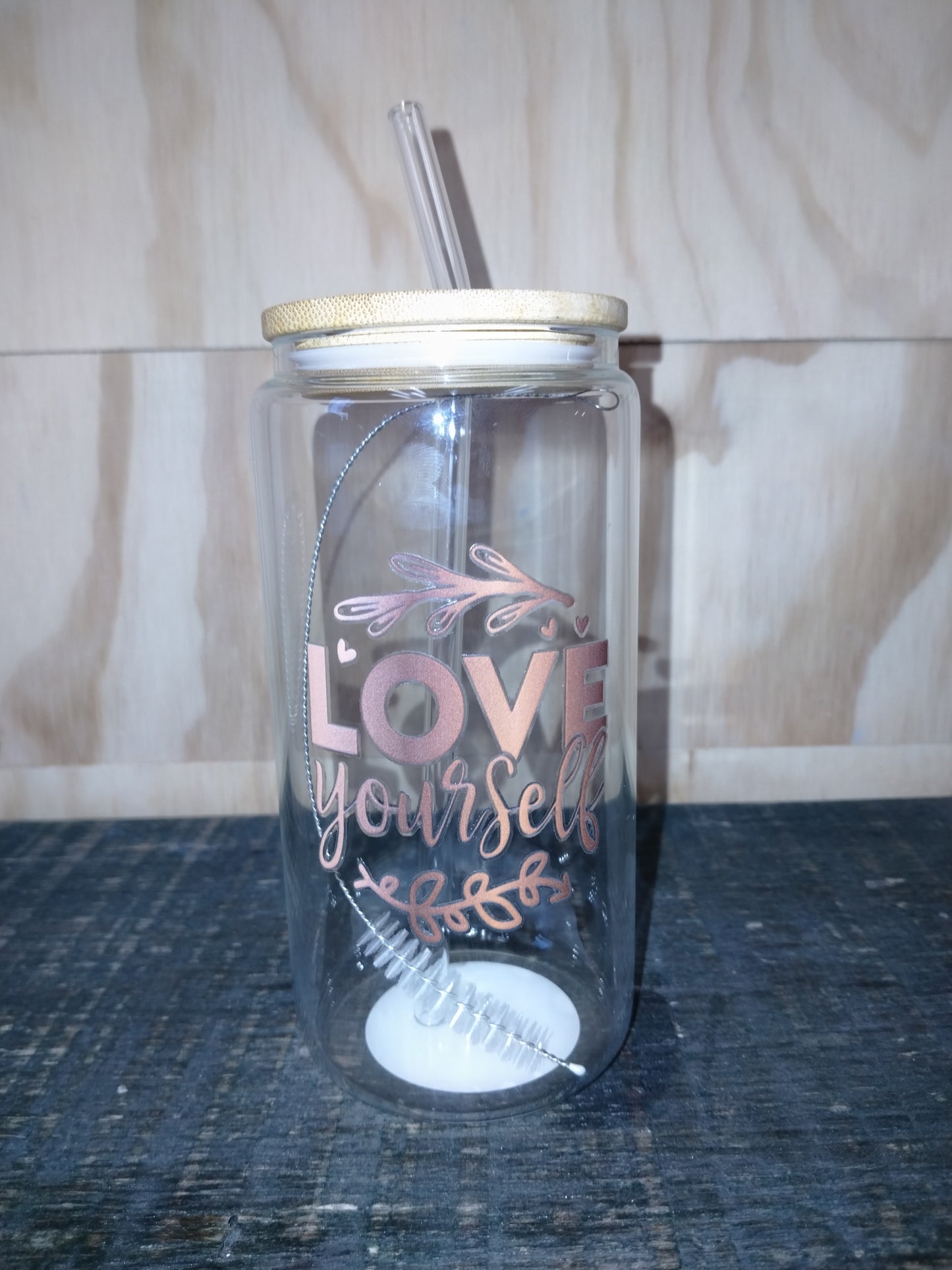 glass tumbler