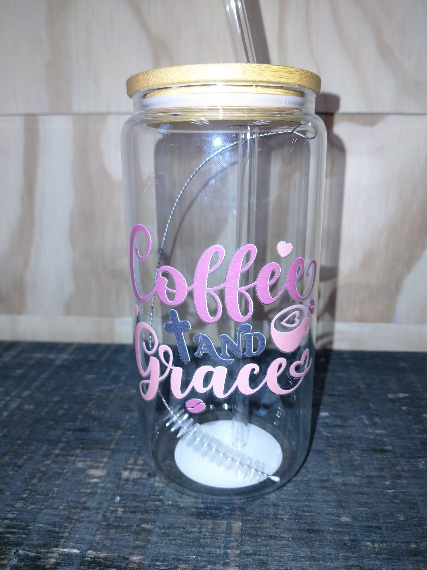 glass tumbler