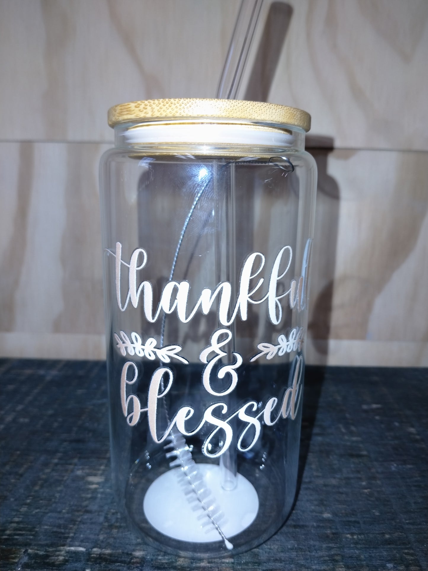 glass tumbler