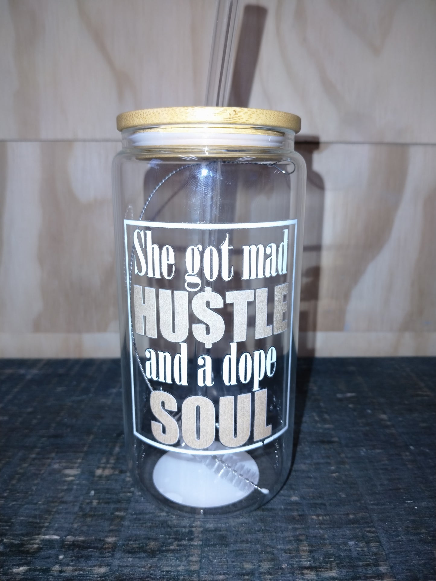 glass tumbler