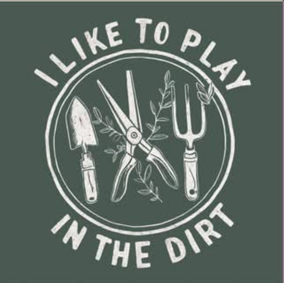 I like to play in the dirt