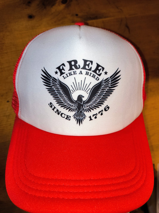 Trucker Hat "Free as a bird since 1776"