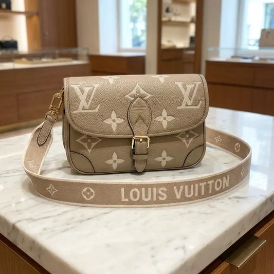 Upcycled LV Crossbody Handbag