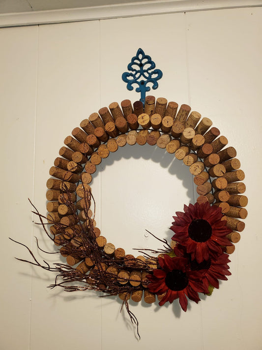 Wine Cork Wreath craft night