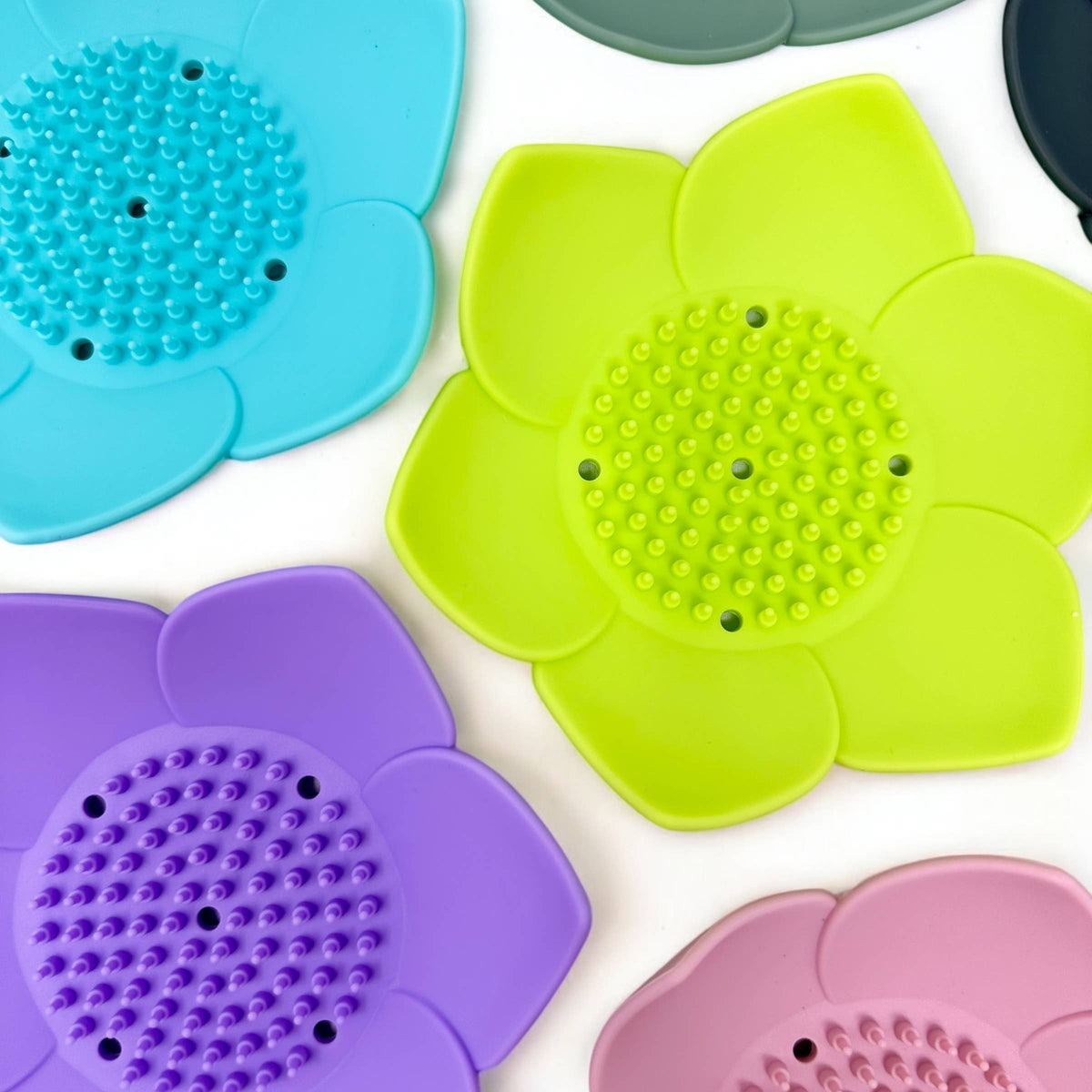 Shower Steamer Tray - Lotus - Flexible Silicone Soap Tray