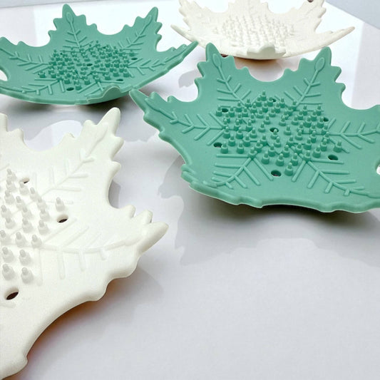 Snowflake Shower Steamer Tray - Soap Tray - Silicone Tray 