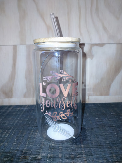 glass tumbler