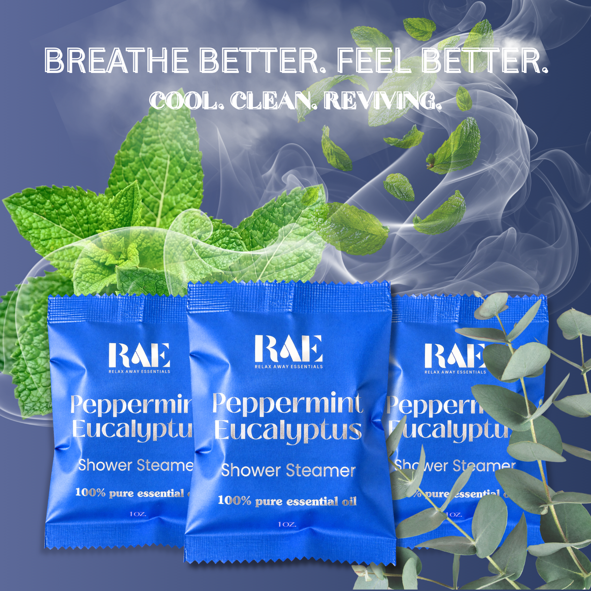 Peppermint Eucalyptus Shower Steamers 6 Pack