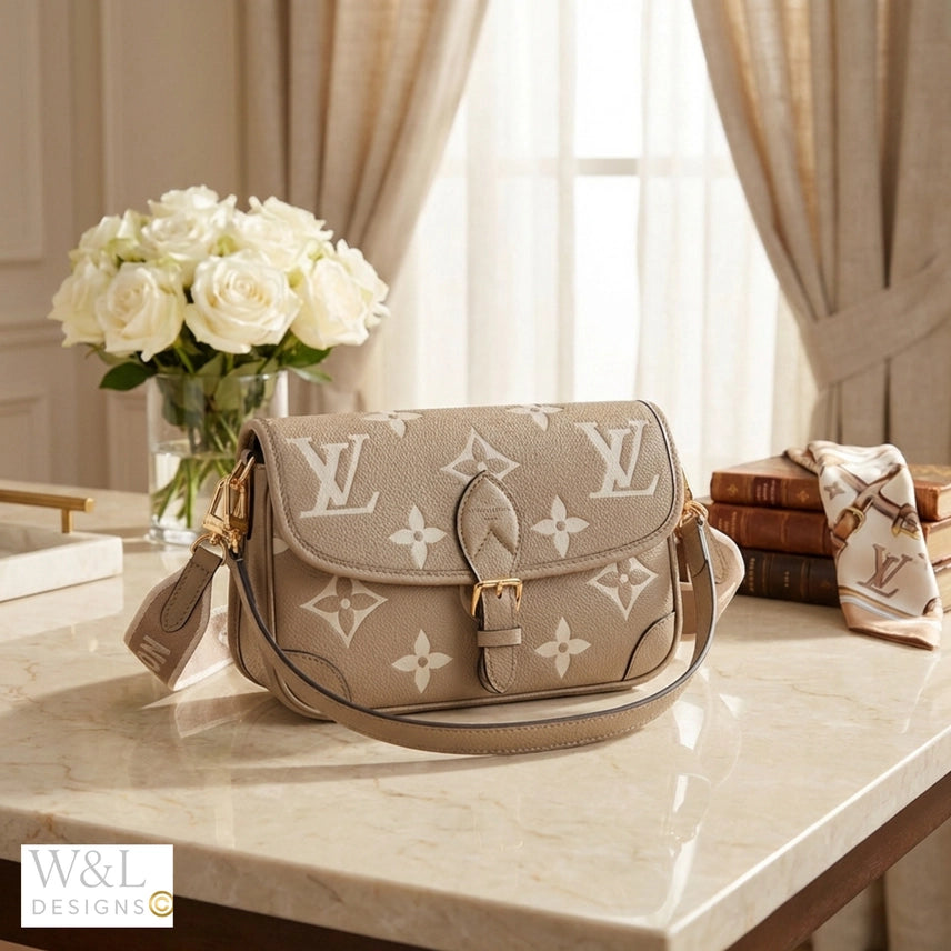 Upcycled LV Crossbody Handbag