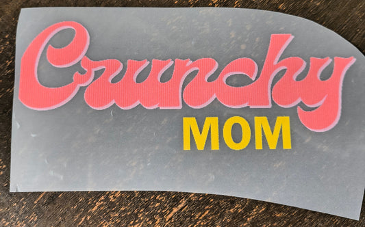 Crunchy mom