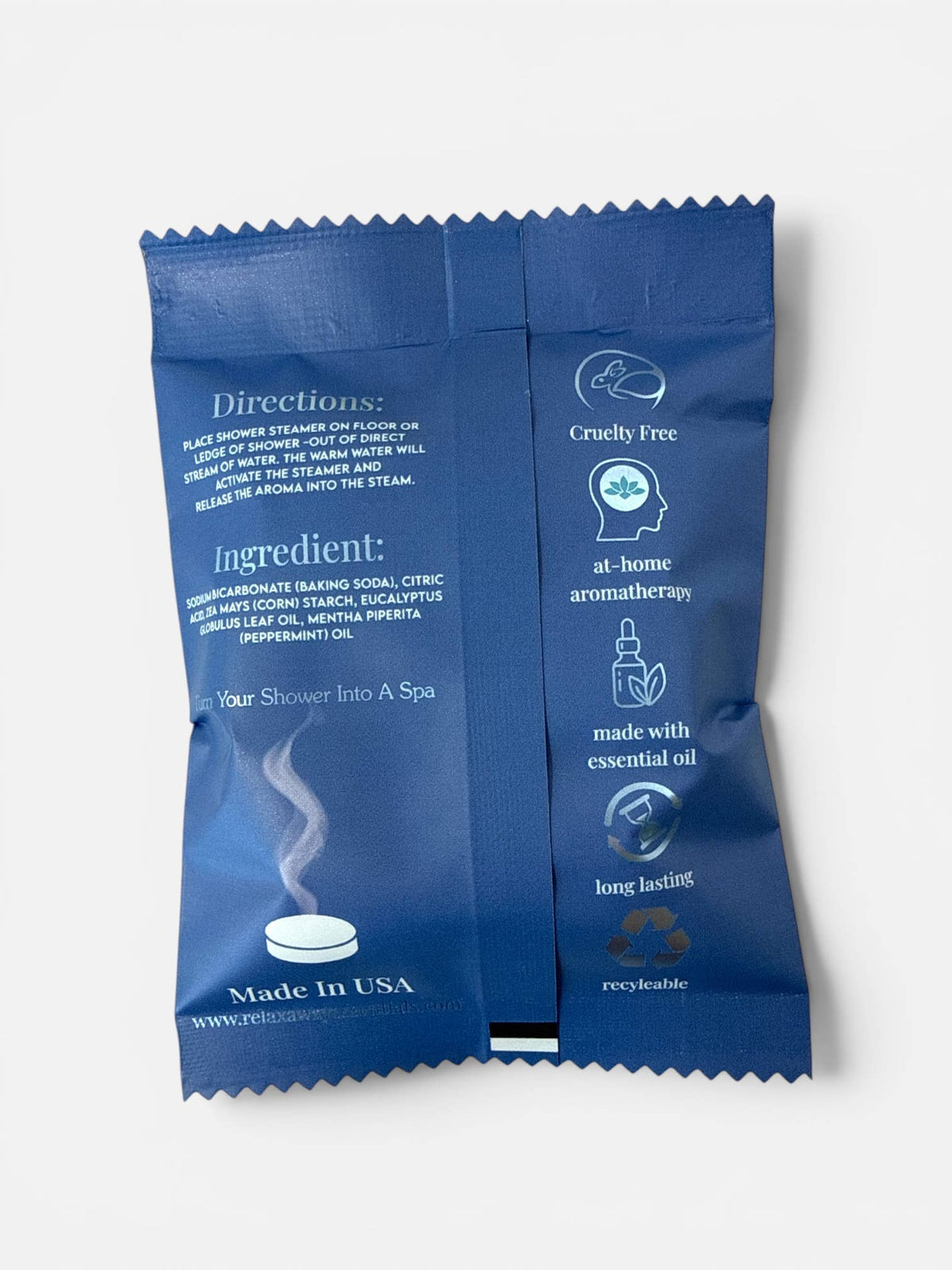Peppermint Eucalyptus Shower Steamers 6 Pack