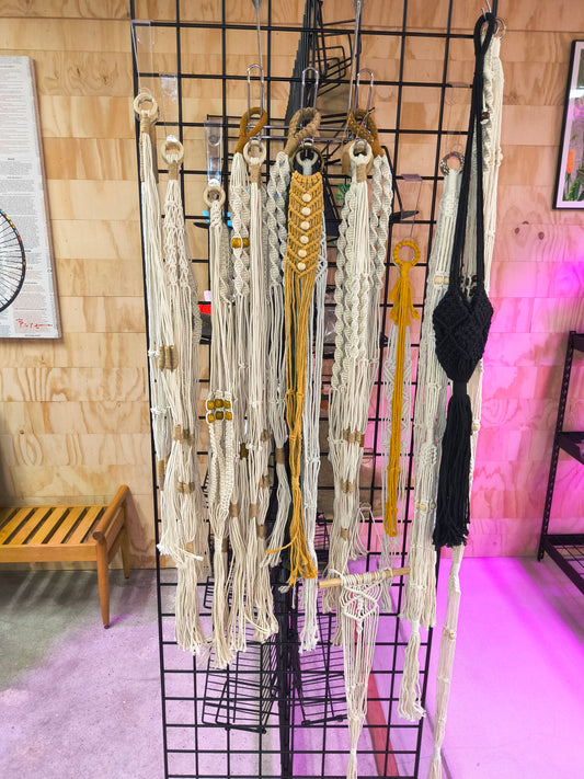 macrame plant holders